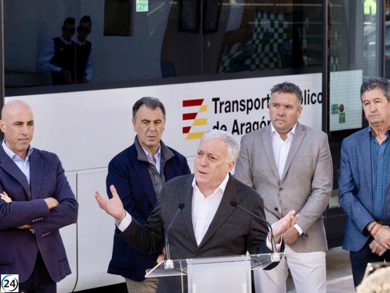 Sariñena aumenta notablemente sus servicios de autobús hacia Zaragoza y Huesca.