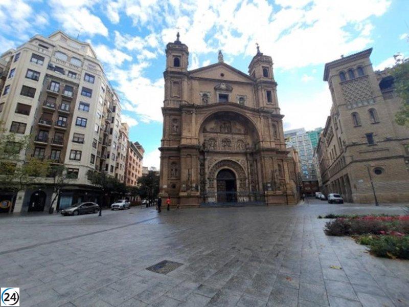 El Gobierno aragonés invertirá aproape 330.000 euros en la rehabilitación de la entrada de la Basílica de Santa Engracia.