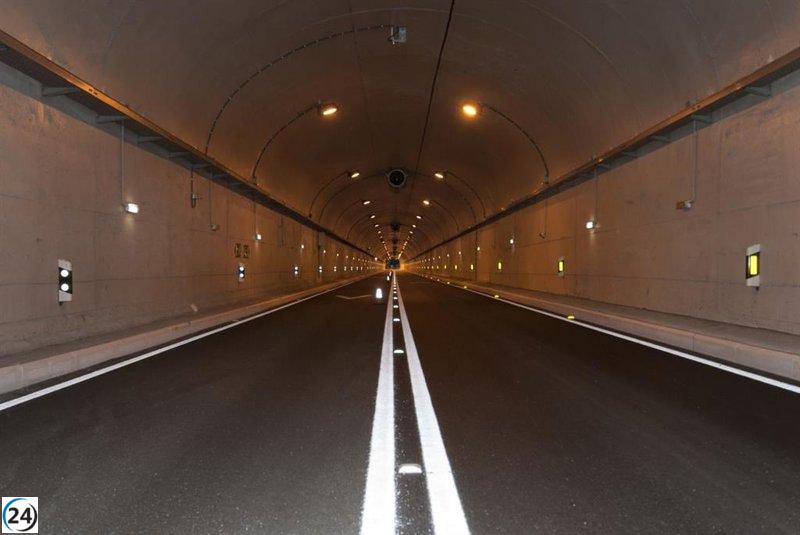 El túnel de Bielsa permanecerá cerrado durante la noche hasta el 14 de noviembre por mantenimiento.
