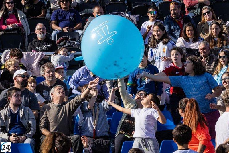 Victoria contundente de Aspanoa contra el cáncer en su debut fuera de La Romareda.
