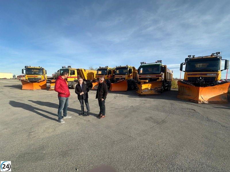 La DPT lanza operativo invernal con nuevo vehículo y depósito de sal.