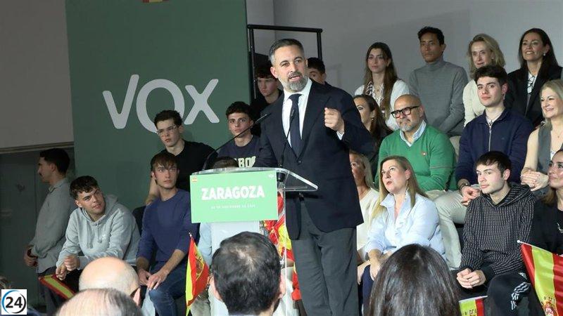 Abascal exige a Azcón un compromiso firme para frenar la 