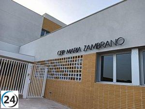 El Ministerio de Educación destina casi un millón de euros para la compra de un aulario modular en el CEIP María Zambrano.