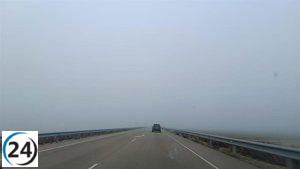 Alerta amarilla por niebla en el sur y este de Huesca del 7 al 8 de este mes.