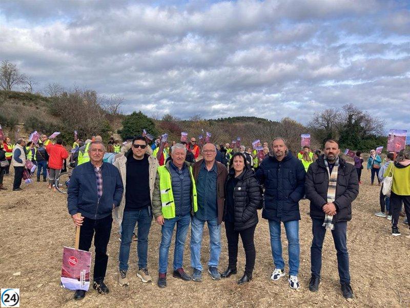 El PSOE lleva a las Cortes de Aragón la solicitud de mejora de la A-125 en Galliguera, Huesca.