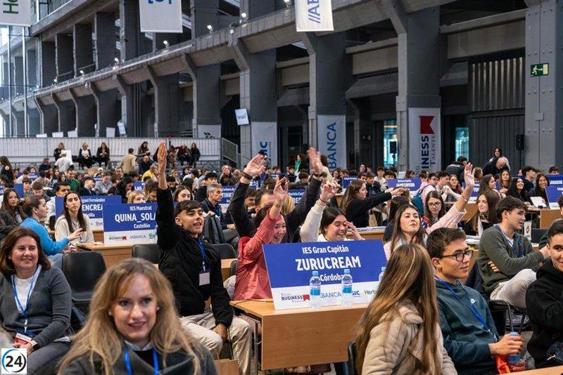 Over 250 estudiantes de Aragón compiten por el título de mejor empresario virtual en Young Business Talents.
