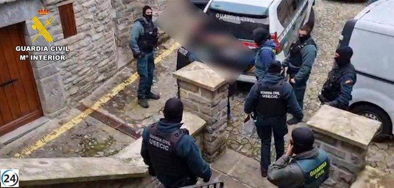 Cae red de narcotráfico en el Pirineo aragonés: 18 arrestos.