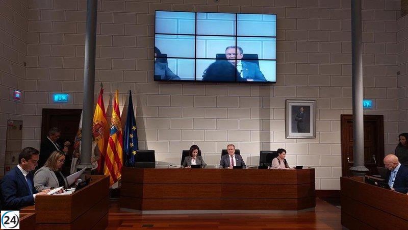 La DPZ aprueba una moción que exige agilizar la eliminación del paso a nivel en Gallur.