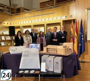 Aragón presenta en las Cortes los planes de restauración del Palacio de la Aljafería.
