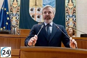 Azcón afirma que el respaldo de Vox a los presupuestos es esencial, descartando un acuerdo con el PSOE.