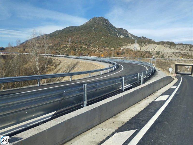 El nuevo ramal Aínsa-Graus en la N-260 ya está operativo tras finalizar las obras de mejora.