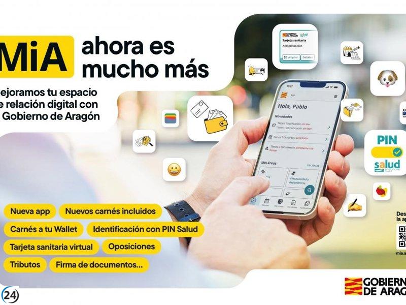 MiA logra 5,846 descargas en diez días, consolidándose en el uso ciudadano de Aragón.