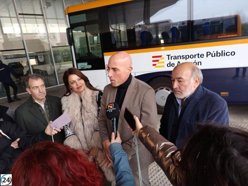 Aragón lanza 50 nuevas rutas de autobús conectando Calatayud con Zaragoza y Gúdar con Teruel.