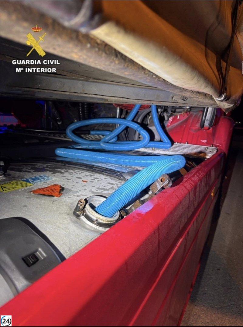 Desarticulan banda en Fraga por robo de gasoil; hay cuatro arrestados y dos en indagación.