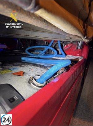 Desarticulan banda en Fraga por robo de gasoil; hay cuatro arrestados y dos en indagación.