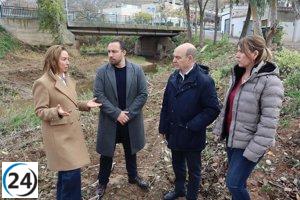 Vox reclama en Cadrete inversiones y apoyo tras las inundaciones en Zaragoza.