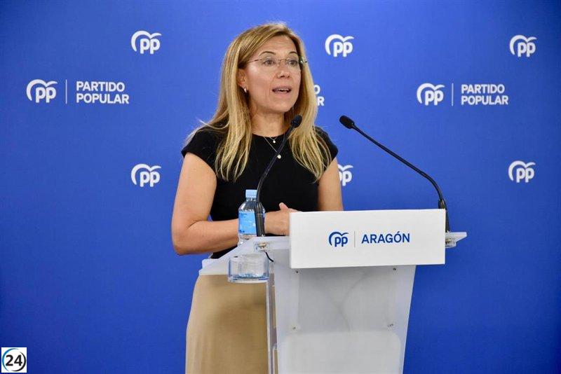 El PP propone que el debate entre Azcón y Alegría se realice en Aragón Televisión.