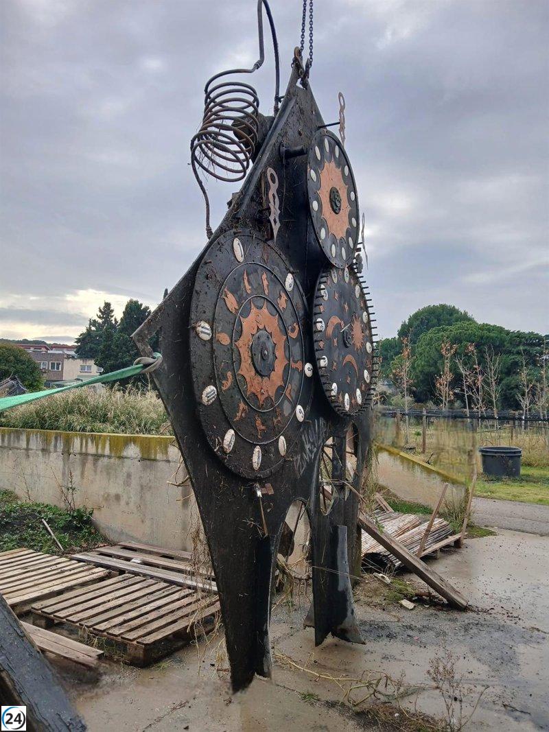 El Jardín Botánico renovará y trasladará su histórico reloj de agua.