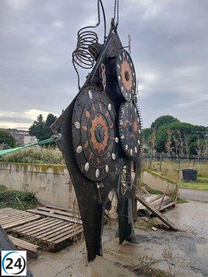 El Jardín Botánico renovará y trasladará su histórico reloj de agua.