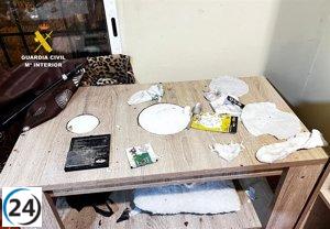 La Guardia Civil cierra un narcopunto en Caspe.
