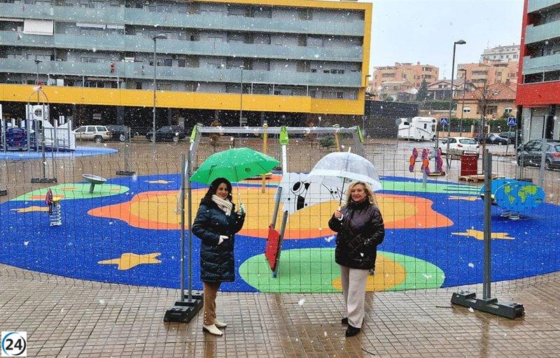 Teruel inaugura pronto un nuevo parque infantil inclusivo en la Plaza de la Cultural.