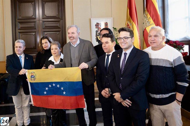 Azcón propone elecciones democráticas en Venezuela en un mes.