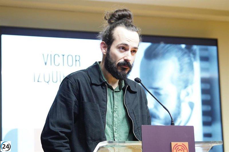 Víctor Izquierdo presenta 'En trámite', un corto que rinde homenaje a La Aljafería.