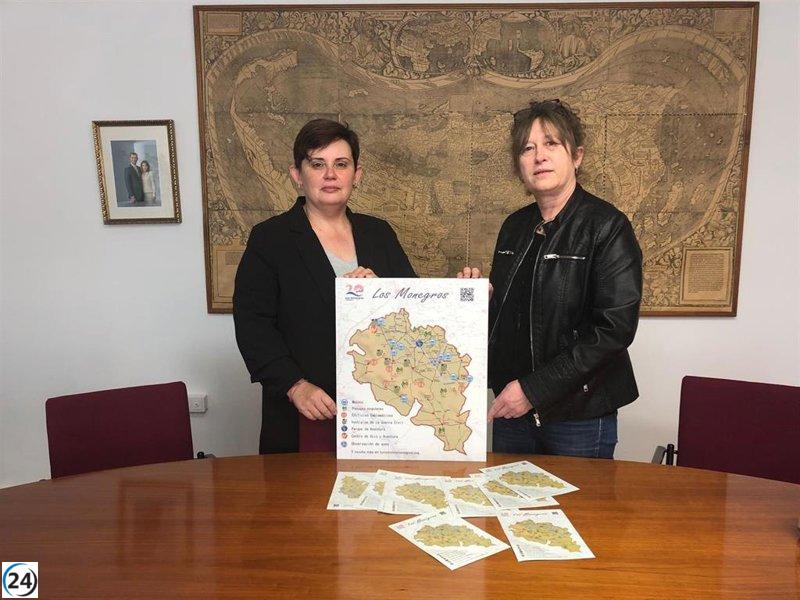 La Comarca de Los Monegros distribuirá un mapa didáctico en colegios.