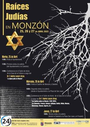 Monzón (Huesca) conmemora las Raíces Judías en abril.