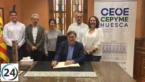 Aragón Existe apuesta por una FP regional en reunión con empresarios en Huesca.