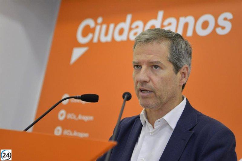 Ciudadanos elige a Daniel Pérez Calvo como candidato a la alcaldía de Zaragoza.