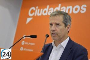 Ciudadanos elige a Daniel Pérez Calvo como candidato a la alcaldía de Zaragoza.