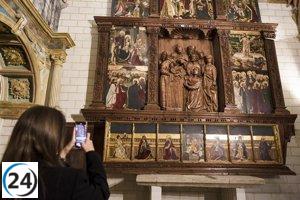La DPZ concluye la reparación del retablo de la Purificación en la catedral de Tarazona.