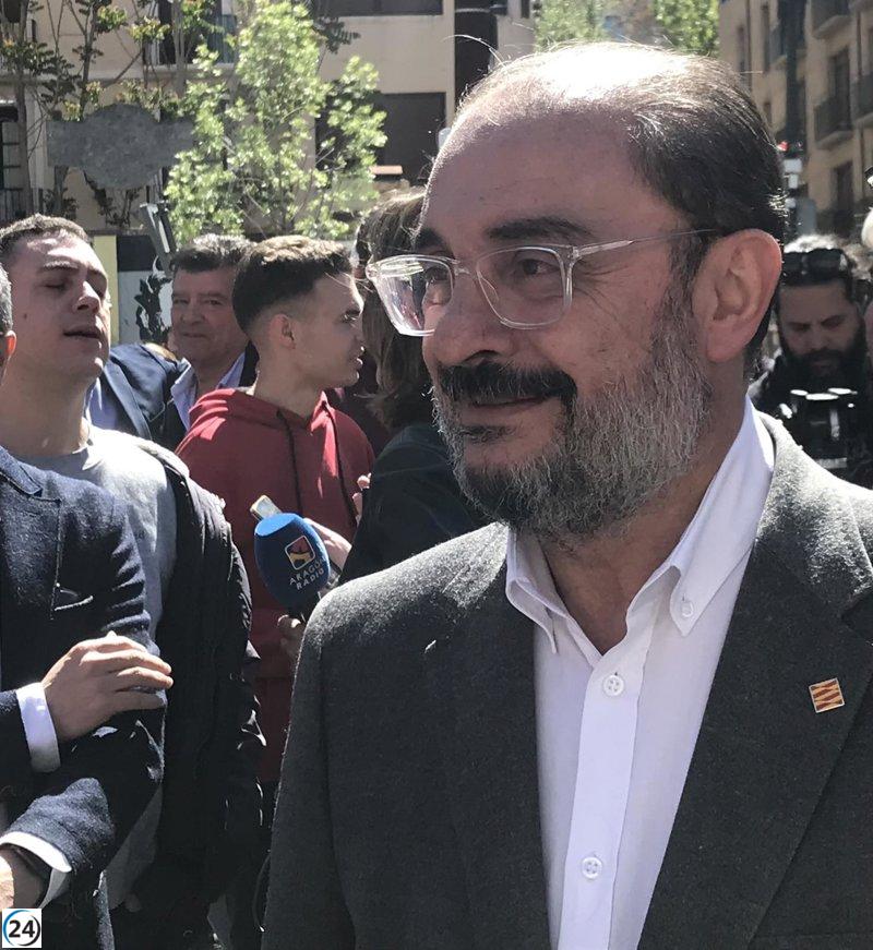 Lambán considera que Elena Allué no puede hablar del PAR al pedir el cese de Aliaga.