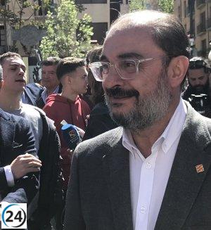 Lambán considera que Elena Allué no puede hablar del PAR al pedir el cese de Aliaga.