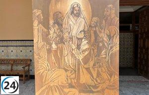 Exposición sobre 'Encuentros con el Resucitado' en el Palacio Episcopal de Teruel.