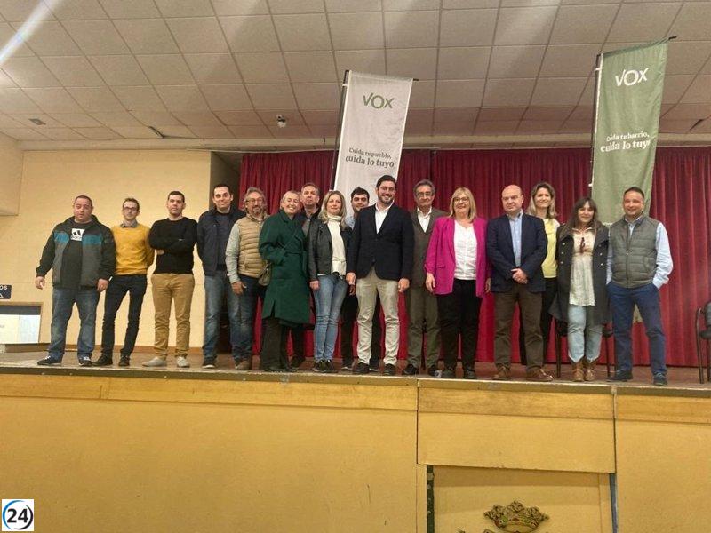 VOX exige seguridad y apoyo al comercio tradicional en Ejea de los Caballeros.