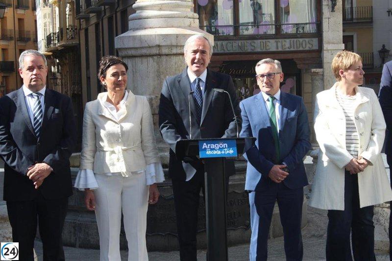 Azcón afirma que la lista del PP en Teruel representa el centro moderado.