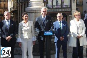 Azcón afirma que la lista del PP en Teruel representa el centro moderado.