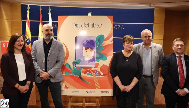 100 expositores se reúnen en paseo de la Independencia y plaza de Aragón con motivo del Día del Libro.