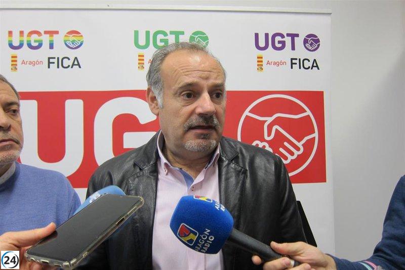 UGT Aragón elegirá nueva dirección en Comité regional extraordinario.