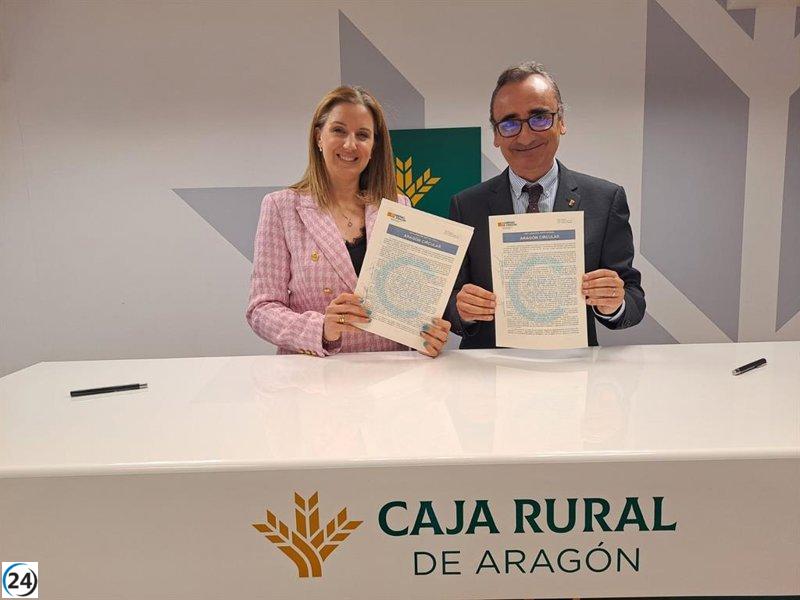 Caja Rural de Aragón se une a declaraciones institucionales sobre economía social y circular.