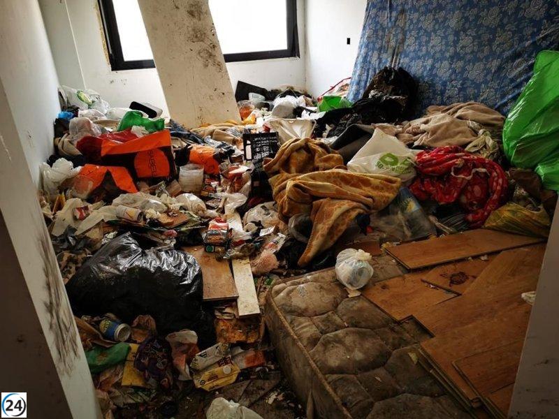 Detienen a joven de 19 años por incendiar edificio okupado en Las Fuentes.