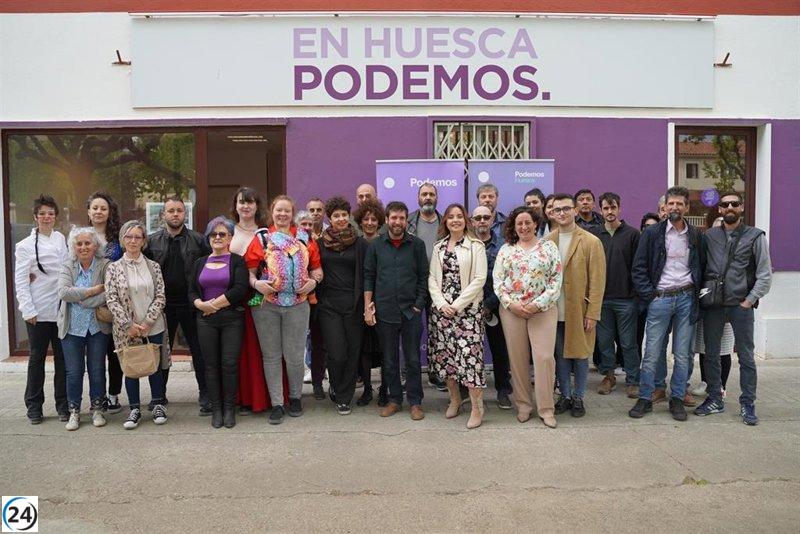 Podemos lanza candidatura para un gobierno progresista en Huesca.
