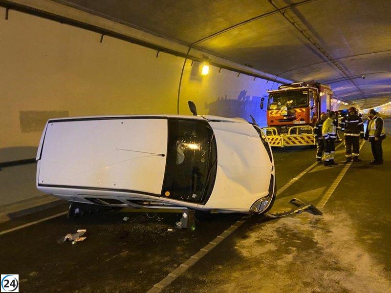 Grave herido en accidente en túnel de Somport en Francia.