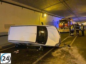 Grave herido en accidente en túnel de Somport en Francia.