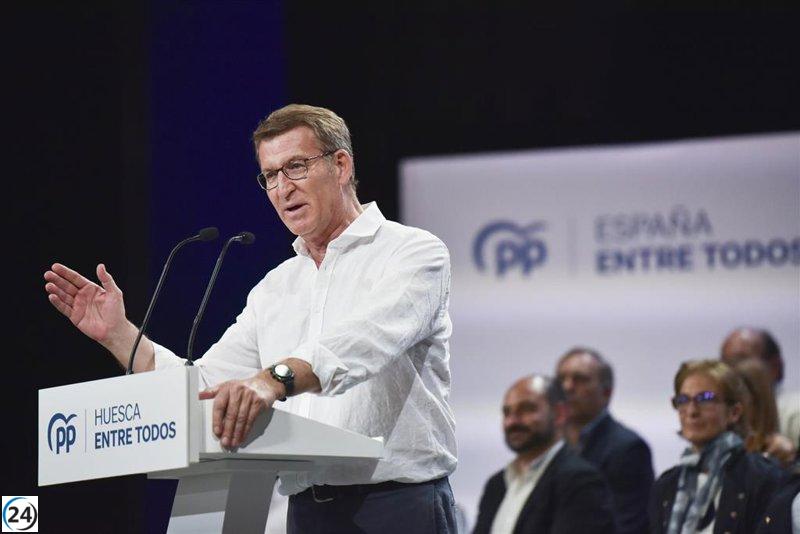 Feijoó promete impulsar la prosperidad en España.