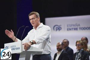 Feijoó promete impulsar la prosperidad en España.