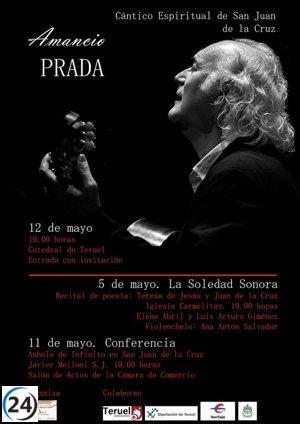 El músico Amancio Prada actuará en Teruel el 12 de mayo.