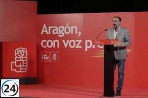 Lambán alaba el trabajo socialista para frenar la caída demográfica.